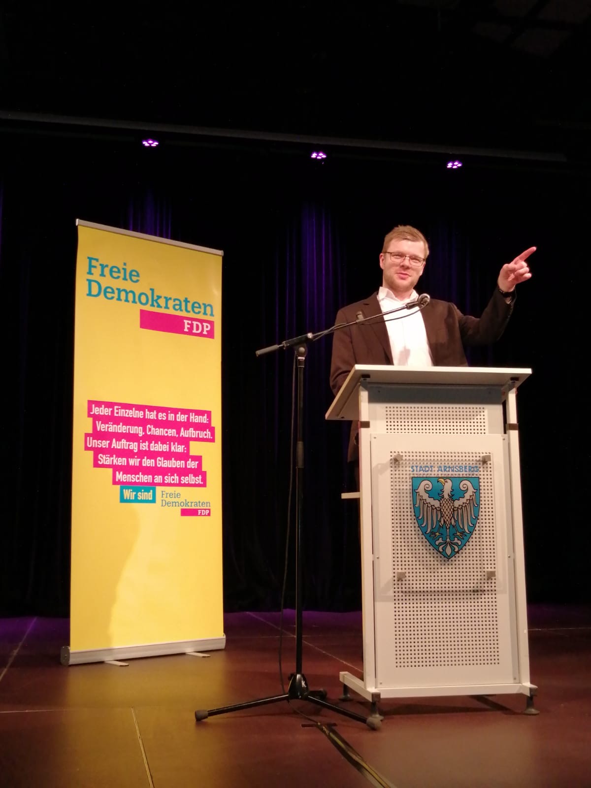Spitzenkandidat Daniel Wagner