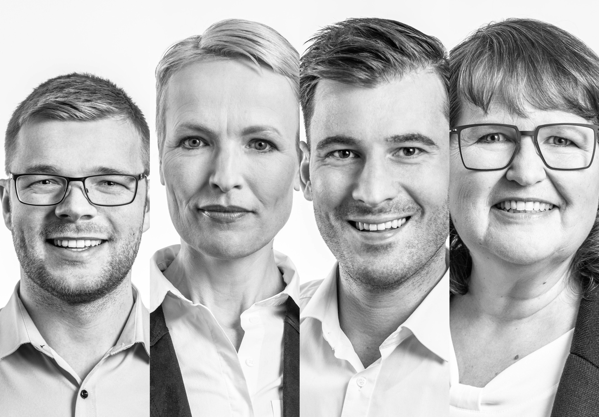 v.l. Daniel Wagner, Christina Baganz, Florian Bordieck, Christine Becker